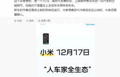 曝小米将在本月举办人车家全生态活动 YU9按计划推进