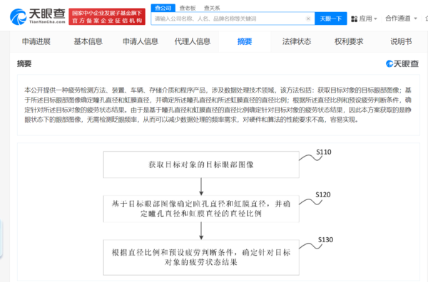 小米汽车新专利正式公布！可检测驾驶员疲劳状态