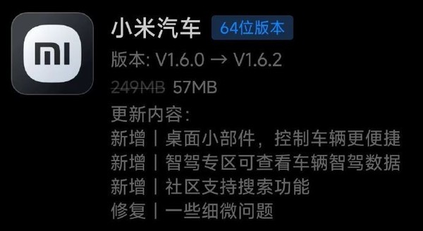 澎湃OS上线小米SU7桌面小部件 控制车辆更为便捷