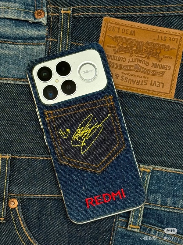 网友爆改REDMI手机牛仔背壳获雷军转发:这创意如何?