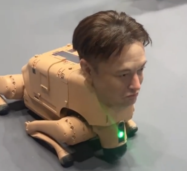 美艺术家Beeple展出人头机器狗 含马斯克、扎克伯格等 美艺术家Beeple展出人头机器狗 含马斯克、扎克伯格等