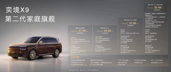 奕境X9诚意满满!限时售27.98万元起正式上市 奕境X9诚意满满!限时售27.98万元起正式上市